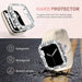 Diamond Hard Pc Protective Bumper Cover For Apple Iwatch