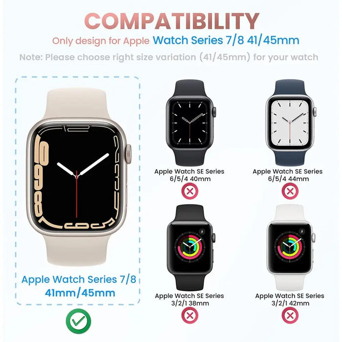 Diamond Hard Pc Protective Bumper Cover For Apple Iwatch