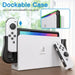 Dockable Case Compatible With Nintendo Switch Oled Game Card