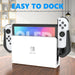 Dockable Tpu & Pc Protective Case Compatible With Nintendo