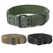 Durable Adjustable Heavy-duty Military Training Pet Collar