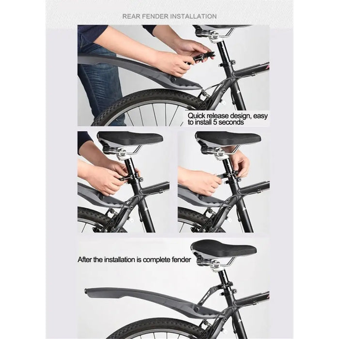 Durable Bicycle Fender With Led Light
