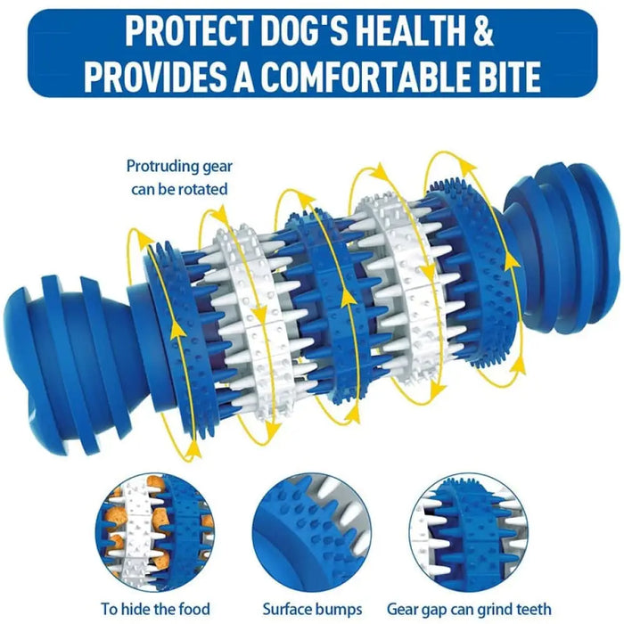 Durable Flexible Natural Rubber Dog Chew Toys For Aggressive