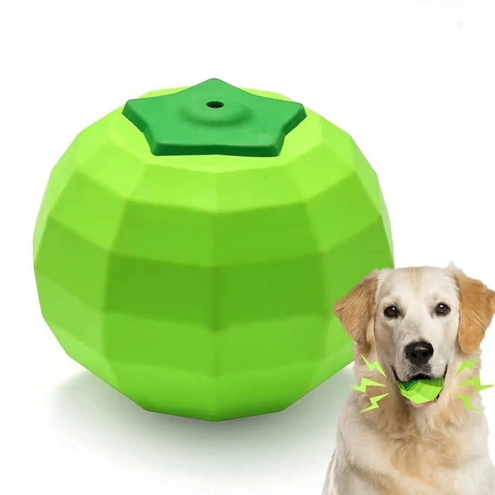 Durable Floatable Squeaky Rubber Dog Chew Ball For