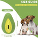 Durable Food Treat Dispenser Avocado Shape Dog Chew Toy