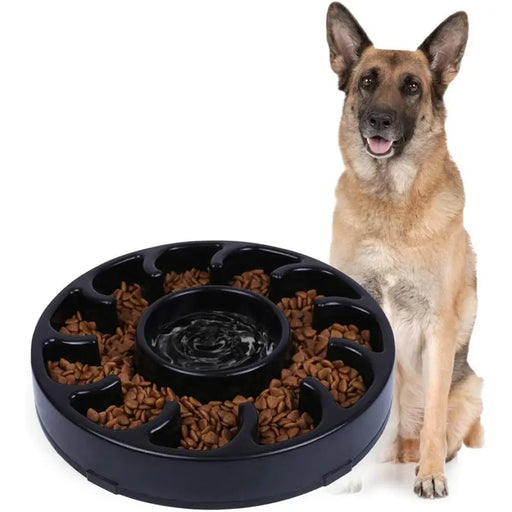 Durable Eco-friendly Slow Feeding Pet Bowl For Small Medium