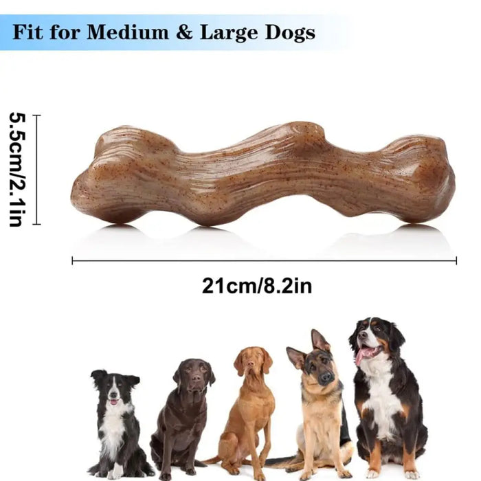 Durable Nylon Beef Flavor Dog Toy For Aggressive Chewers