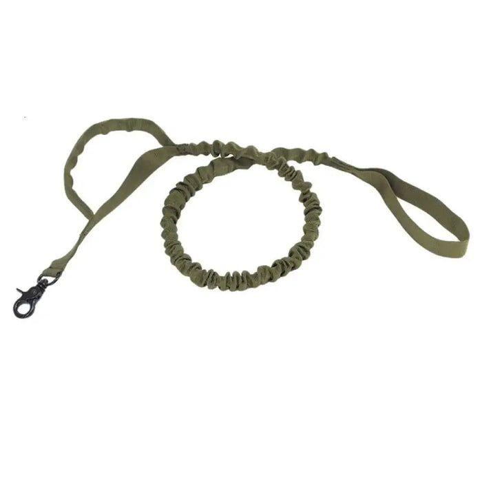 Durable Nylon Soft Padded Military Bungee Dog Training Leash