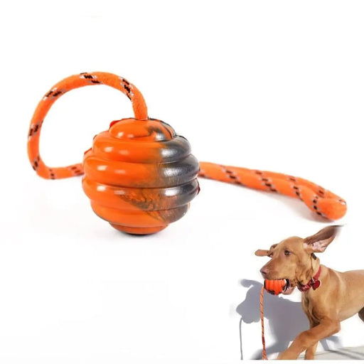 Durable Rubber Training Pet Rope Dog Toy For Medium Large