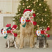 Durable Squeaky Christmas Dog Chew Toys For Small Medium