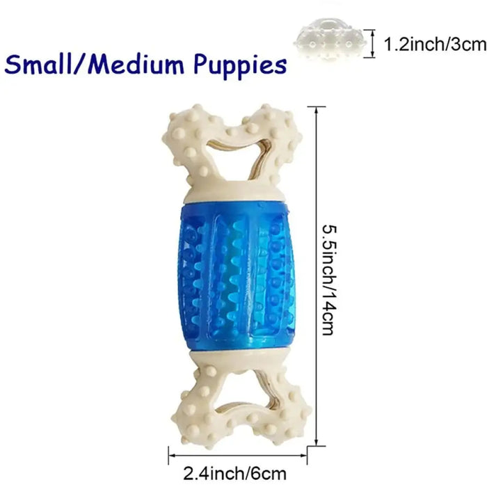 Durable Squeaky Food Dispensing Dog Chew Bone