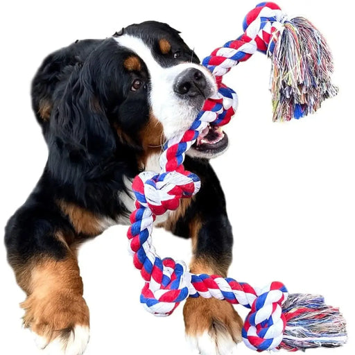 Durable Tough Natural Dog Rope Toy For Aggressive Chewers