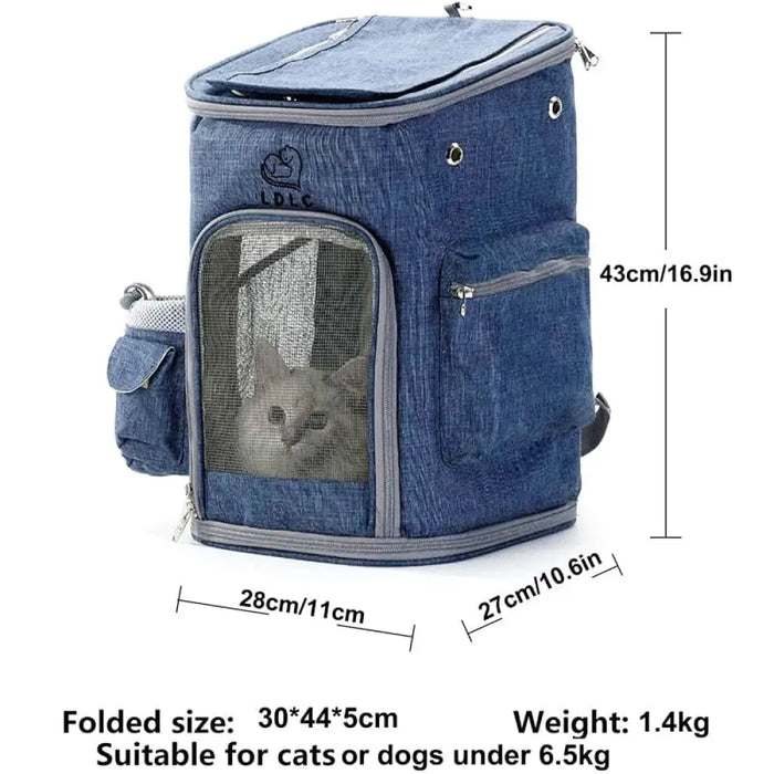 Durable Ventilated Comfortable Shoulder Strap Dog Carrier