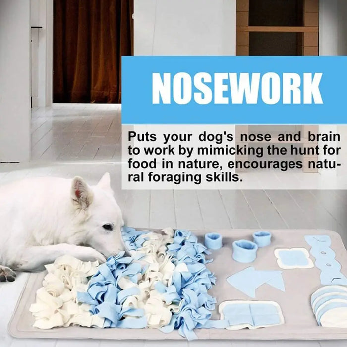 Durable Washable Nosework Snuffle Feeding Mat For Stress