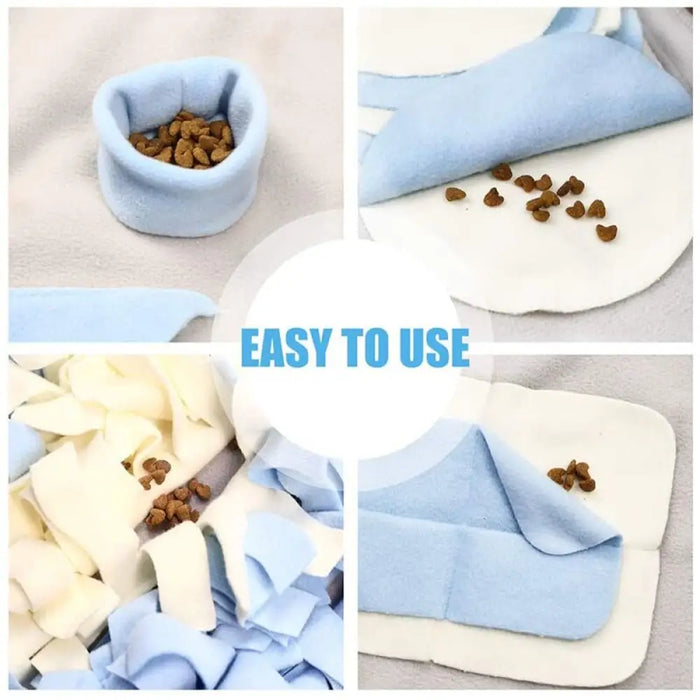 Durable Washable Nosework Snuffle Feeding Mat For Stress