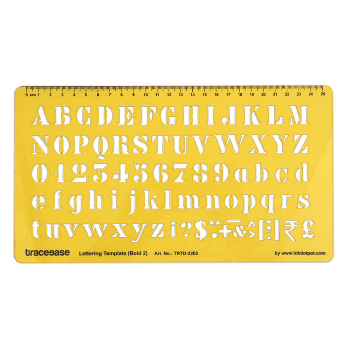 Alphabet Lettering Template Drafting Tools English Letter Alphabets Stencil
