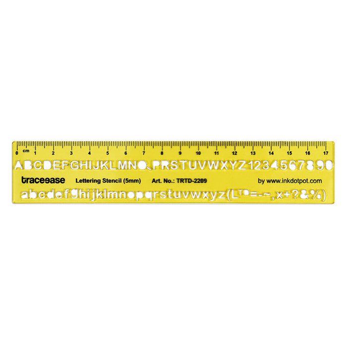 Upper Case Lower Case Numbers Lettering Template Drafting Tools Alphabet Stencils 5mm Alphabet Size