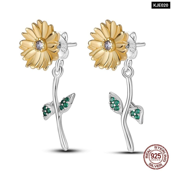 Earrings For Women Silver 925 Fashion Shell Pearl Cubic