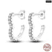 Earrings For Women Silver 925 Fashion Shell Pearl Cubic