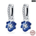 Earrings For Women Silver 925 Fashion Shell Pearl Cubic