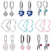 Earrings For Women Silver 925 Fashion Shell Pearl Cubic