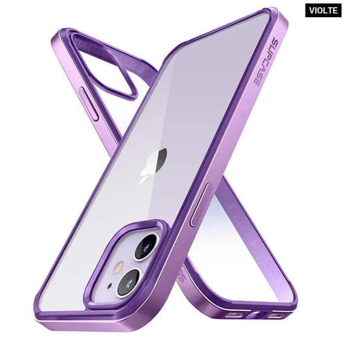 UB Edge Slim Frame Cover with TPU Inner Bumper & Transparent Back Cover For iPhone 11