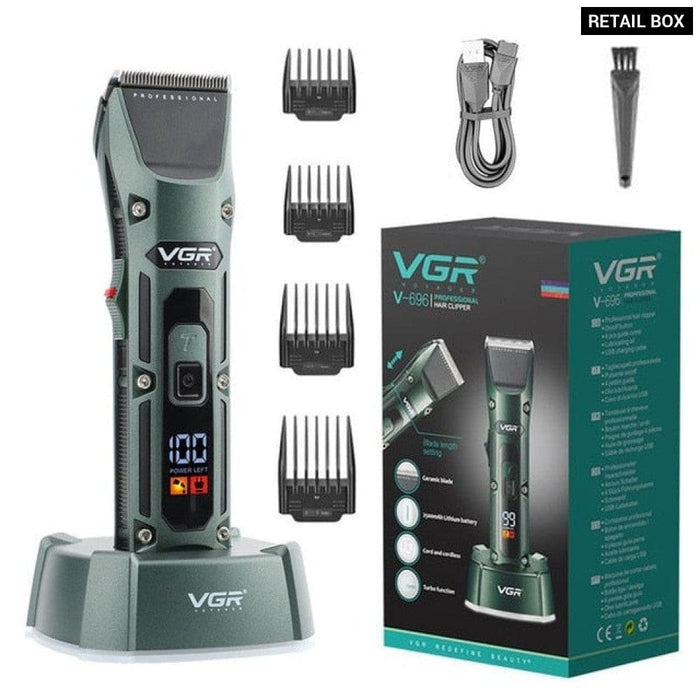 Electric Adjustable Cordless Rechargeable Hair Trimmer For Men