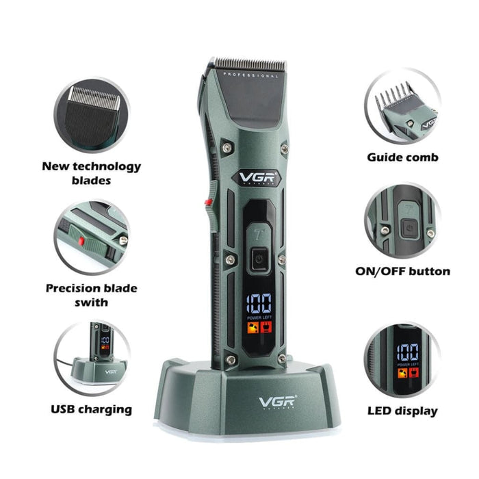 Electric Adjustable Cordless Rechargeable Hair Trimmer For Men