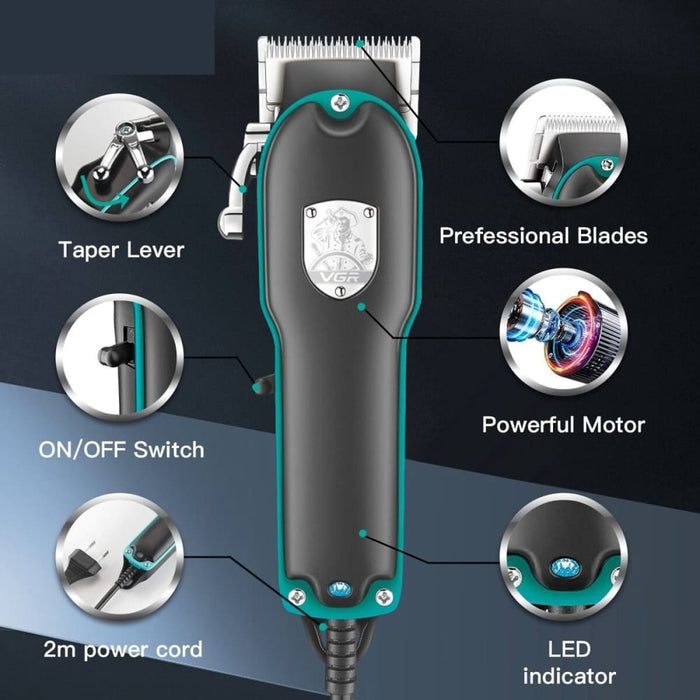 Electric Corded Adjustable Professional Hair Trimmer For Men