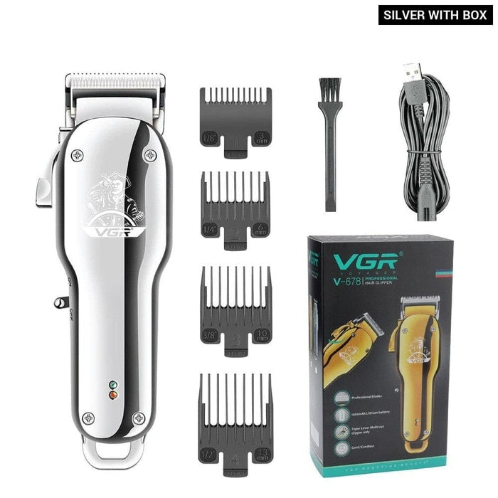 Electric Metal Adjustable Professional Hair Trimmer For Men