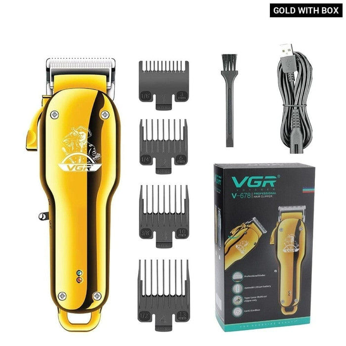 Electric Metal Adjustable Professional Hair Trimmer For Men