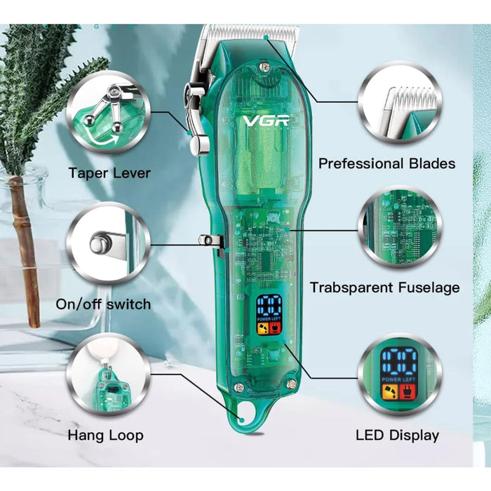 Electric Rechargeable Adjustable Cordless Hair Trimmer For Men