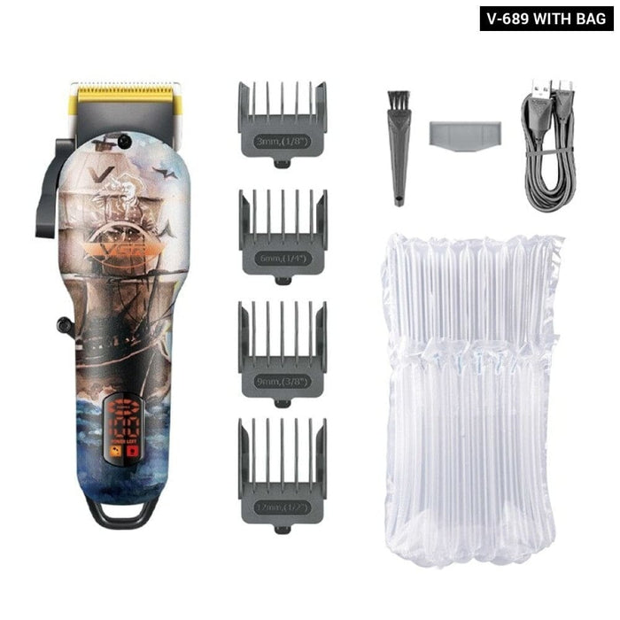 Electric Rechargeable Adjustable Cordless Hair Trimmer