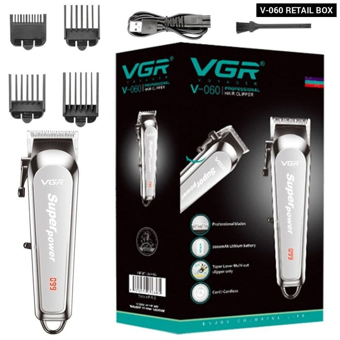 Electric Rechargeable Adjustable Cordless Hair Trimmer