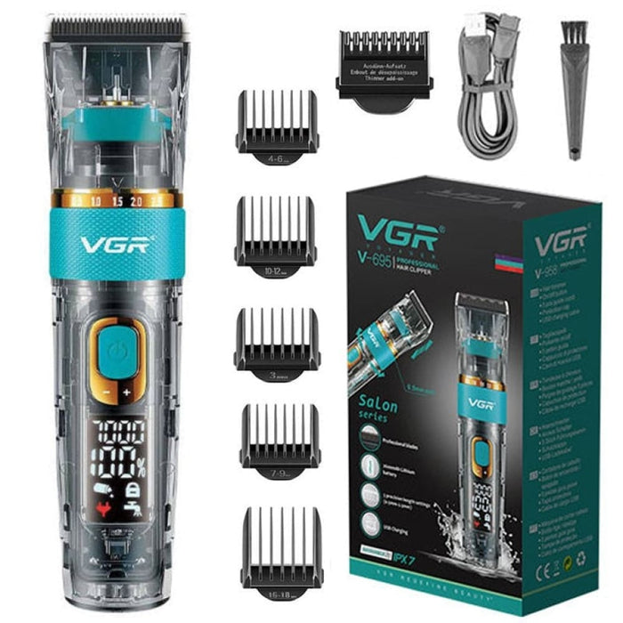 Electric Rechargeable Cordless Adjustable Professional Hair Trimmer For Men