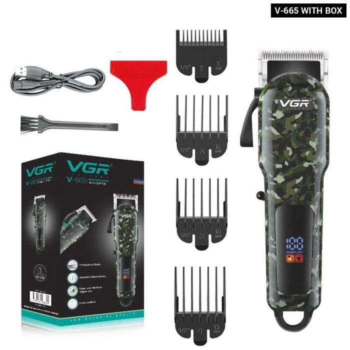 Electric Rechargeable Cordless Hair Clipper For Men