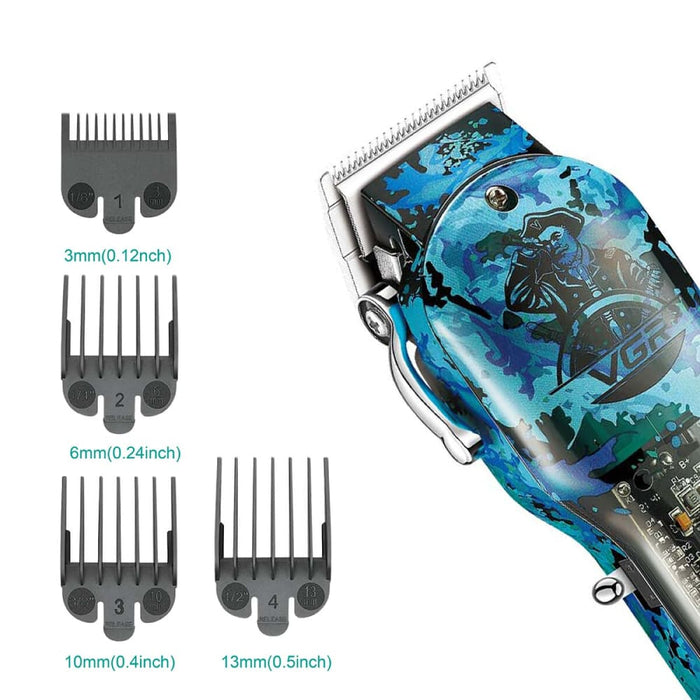 Electric Rechargeable Cordless Transparent Hair Cut Trimmer For Men