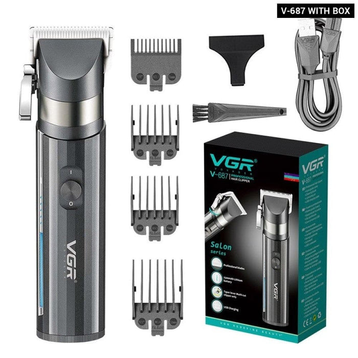 Electric Rechargeable Lithium Hair Trimmer For Men