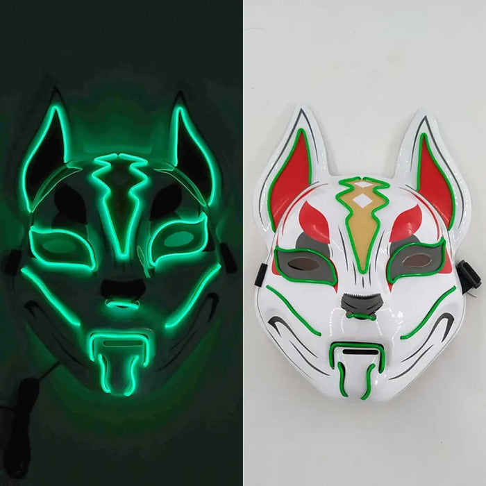 Fashion Anime Expro Decor Glowing Fox Mask Cosplay Japanese