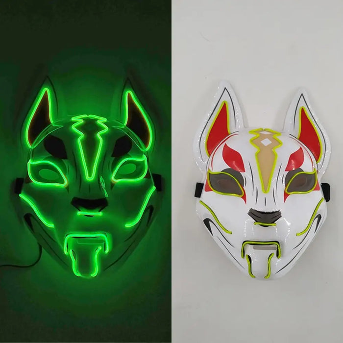 Fashion Anime Expro Decor Glowing Fox Mask Cosplay Japanese