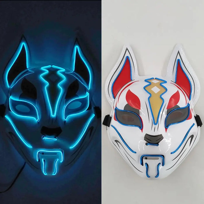 Fashion Anime Expro Decor Glowing Fox Mask Cosplay Japanese