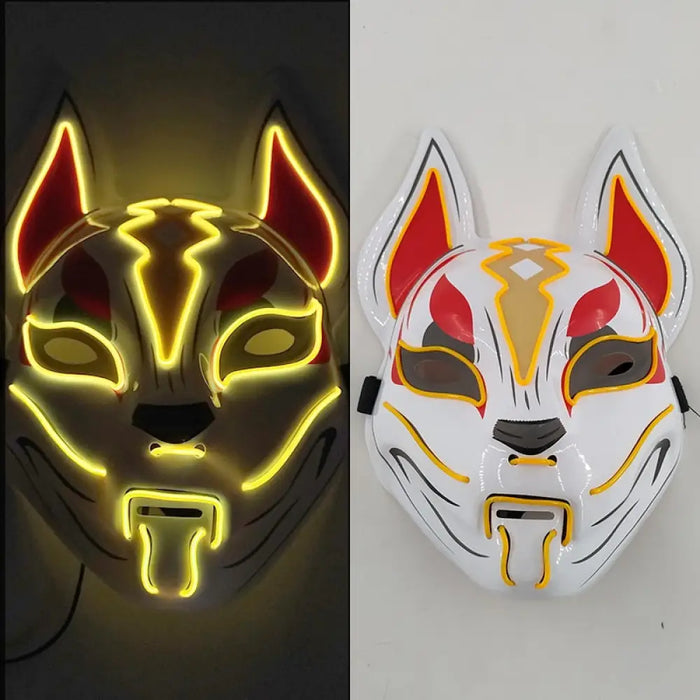 Fashion Anime Expro Decor Glowing Fox Mask Cosplay Japanese