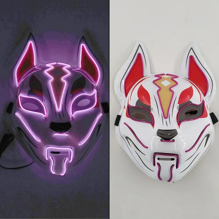 Fashion Anime Expro Decor Glowing Fox Mask Cosplay Japanese