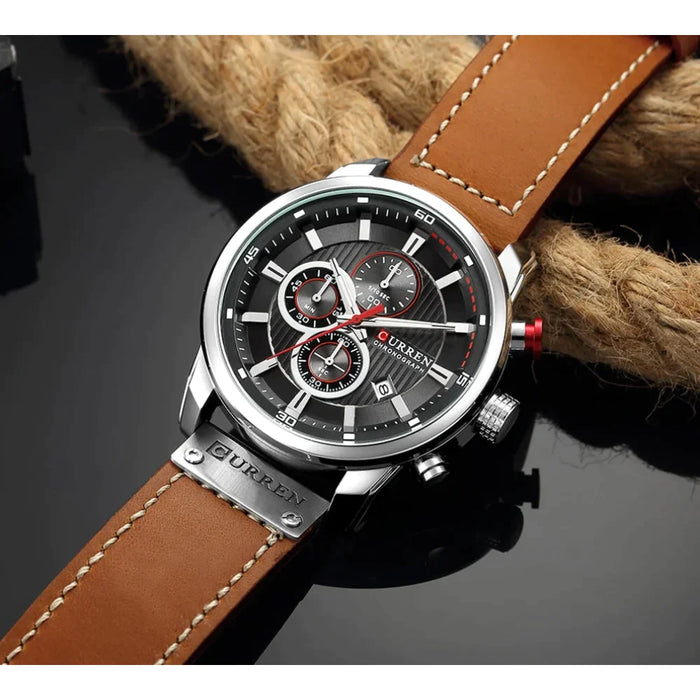 Fashion Date Quartz Men Watches Male Clock Chronograph Sport Mens Wrist Watch Hodinky