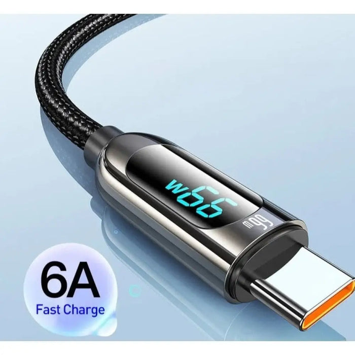 66w 6a Fast Charging Usb Phone Cable For Huawei P40 Xiaomi