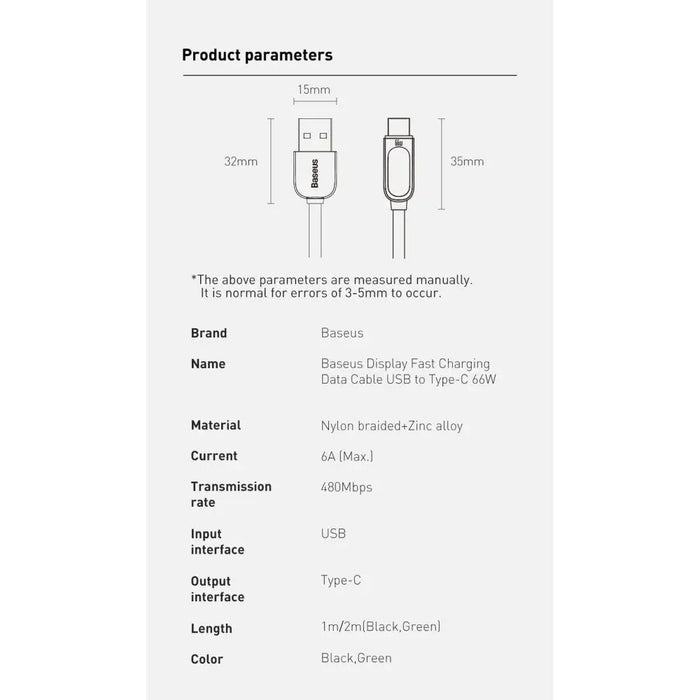 66w 6a Fast Charging Usb Phone Cable For Huawei P40 Xiaomi