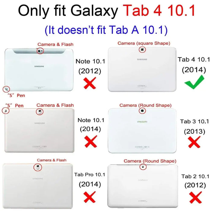 Flip Tablet Cover For Samsung Galaxy Tab 4
