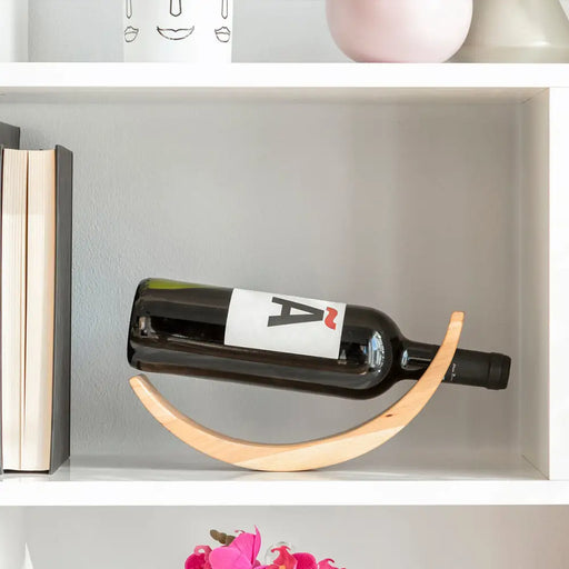 Floating Wooden Wine Bottle Holder Woolance Innovagoods