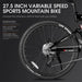 Foldable 27.5 Inch Mountain Bike 27 Speed Double Shock