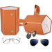 Foldable Sunglasses Organizer Case With 5 Slots Travel